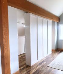 There are so many unique ways to separate spaces. Room Divider Closet Ana White