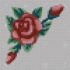 Vintage cross with flowers clipart. Embroidery Vintage Cross Stitch Rose And Flower Bouquet Antique Needlework Sewing Design Isolated On Black Background Royalty Free Cliparts Vectors And Stock Illustration Image 43029092
