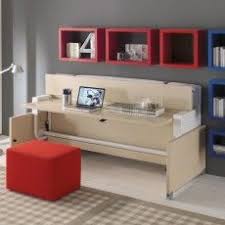 Letto singolo con doppia rete estraibile che si alza a livello dell'altro letto diventando anche letto matrimoniale lungo 193, largo 90 con letto a soppalco con scrivania estraibile, scala, rete a doghe in legno con sistema rifacimento letto facile. Pin Auf Arredamento E Bricolage Architettura