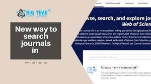 Science journals outperform social science journals at jif but social science journals outperform science journals at both awif and rrr. New Way To Search Journals In Web Of Science Youtube