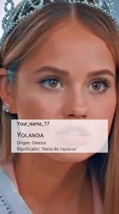 Que Significa El Nombre Yolanda