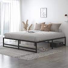 Check spelling or type a new query. Buy Allewie King Size Metal Platform Bed Frame With 14 Under Bed Storage Strong Wooden Slats Support Mattress Foundation No Box Spring Needed Black Online In Turkey B0978mph89