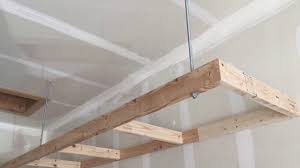 1 to 2 experienced diyers. Suspended Garage Shelving Anchored With All Thread Youtube