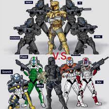 This is the official homepage on facebook for the delta squad series. Who Would Win Delta Squad Vs Omega Squad There On Kamino And The Kamnoins Are Doing A Team Slayer Esk Training Session To See Who Is Worthy Of Being A Commando Both