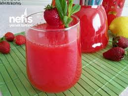Tadina Doyulmayan Cilekli Limonata Cilekli Limonata Limonata Meyve Sulari