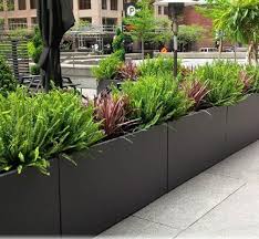 Sturdily constructed from metal, making this box corrosion free and hence can be effectively used for related products. China Large Planter Box For Flower Metal Plant Pot For Garden Flower Planter China Plaza Decoration Flower Planter And Flower Pot Planter Price