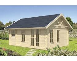 Blockbohlenhaus Skan Holz Toronto 2 Dachschalung Dammbar Mit Fussboden 420 X 560 Cm Natur Gartenhaus Kaufen Haus Und Gartenhaus