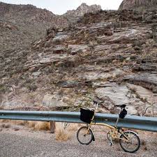 Route Map Sabino Canyon Trail With Elevation Chart At The