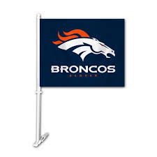Download the vector logo of the bronco brand designed by kyler wilson in encapsulated postscript (eps) format. Denver Broncos Logo Car Flag Flag World Inc Shopping