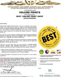 We Woke Up To This Surprise Thank You Golden Globe Golden Globe Annual Awards For Business Excellence And Filipino Achie Golden Globes Online Print Shop Globe