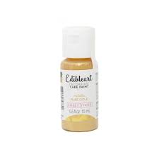 With a unique blend of 100% edible ingredients they can paint, dry and be rub free on many Metallic Edible Art Decorative Paint 15ml
