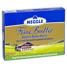 Meggle Feine Butter 82 Fett 100 Einzelportionen A 10 G 1 Kg Karton Metro