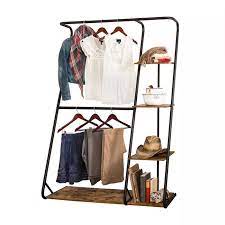 Shop for clothes racks online at target. Honey Can Do Rustic Z Frame Wardrobe Brown Target Free Standing Closet Standing Closet Garment Racks