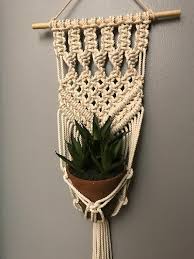 Macrame Plant Hanger Macrame Plant Holder Macrame Wall Decor Etsy Macrame Patterns Macrame Plant Hanger Macrame Plant Hanger Patterns