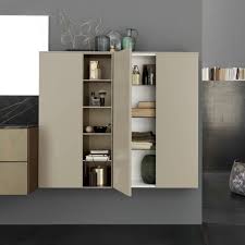 Contemporary Bathroom Cabinet C107 Baxar Wooden Wall Mounted