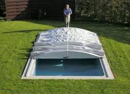 Posuvni Foliove Zastreseni Bazenu Schwimmbader Hinterhof Pool Schwimmbader