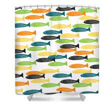 Shower curtain blue ocean tropical fish coral undersea world curtains + 12 hooks. Colorful Fish Shower Curtain For Sale By Linda Woods