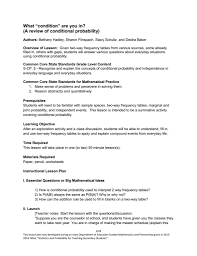Two Way Tables Worksheet With Answers Event Planning Worksheet Common Core State Standards Student Skills