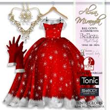 Shop with afterpay on eligible items. Second Life Marketplace Almamiranda Let It Snow Christmas Ball Gown