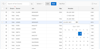 Find out which football teams are leading the pack or at the foot of the table in the premier league on bbc sport. Process Interactive Grid With Pl Sql Only Without A Table