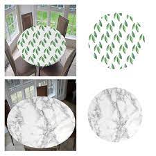 Enjoy a clean dinning and party. 2x Non Slip Elastic Edge Round Table Cover Home Party Decor Tablecloth 60 Buy From 32 On Joom E Commerce Platform