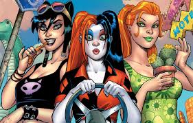 Movie, birds of prey (and the fantabulous emancipation of one harley harley quinn painting, girl, art, dc comics, one person, indoors. Wallpaper Girls Look Plant Glasses Smile Eyes Comic Brunette Catwoman Brunette The Wheel Red Smile Girls Eyes Harley Quinn Images For Desktop Section Fantastika Download