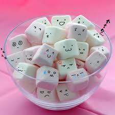 Cute Collections Anniversaire Kawaii Guimauve Fond D Ecran Bonbon