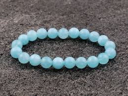 8mm Aquamarine Bracelet Aquamarine Bracelets 8 Mm Aquamarine Etsy Jewelry Form Aquamarine Bracelet Aquamarine Crystal