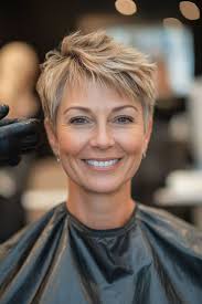 Hellos from Finland 🇫🇮 I am 57 years old and I have many years short  hair, moustly cut myself, but allways put color by myself 😊