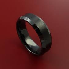 Black Zirconium Ring Custom Made Band Black Ceramic Ring Black Zirconium Ring Ceramic Rings