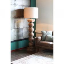 Stehlampe Holz Mit Lampenschirm Stehleuchte Mit Zylinder Lampenschirm