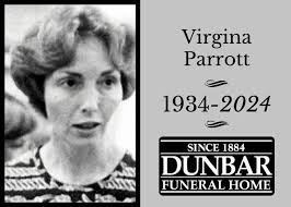 Virginia Parrott, 89, went to her eternal home in Heaven