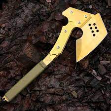 Chacheka Cf Gold Tomahawk Axe Hatchet Survival