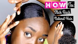Twisted updo hairstyle for black hair. Best Gel For Slicking Back Natural Hair 10 Great Options Natural Hair Insights
