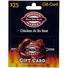 Boston market corporation, known as boston chicken until 1995, is an american fast casual restaurant chain headquartered in golden, colorado. Amazon Com Boston Market Gift Card 25 Gift Cards