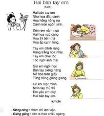 Hai bàn tay em | Bài thơ Hai bàn tay em (Tập đọc
