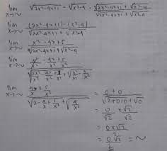 Check spelling or type a new query. Lim X Mendekati Tak Terhingga Akar 2x 2 4x 1 Akar X 2 4 Brainly Co Id
