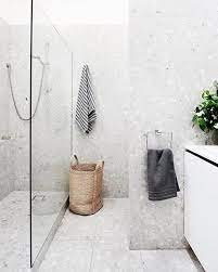 bathroom love floor to ceiling terrazzo tiles in architect jamie sormann s home bathroom terrazz concrete shower shower cubicles bathroom floor tiles
