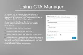 Cta Manager Wordpress Plugin Wordpress Plugins Plugins Management