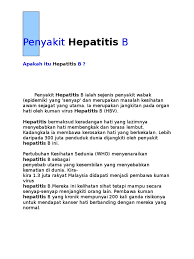Hepatitis b dan c memiliki sebagian besar gejala yang mirip satu sama lain. Penyakit Hepatitis B