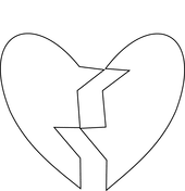 Broken Heart Coloring Page Heart Coloring Pages Coloring Pages Free Printable Coloring Pages