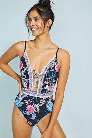 Seafolly Water Garden One Piece Swimsuit One Piece Swimsuit Swimsuits Seafolly Swimwear