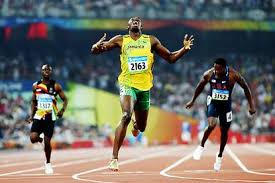 Knighton won with a time of 20.11, besting the record bolt set in 2003 by. Jamaica S Usain Bolt Breaks World Record In 200 Gets Sprint Double New York Daily News