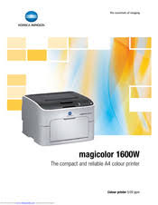 The magicolor 1600w is a usb color laser printer with a 2009 street price of $150 usd. Konica Minolta Magicolor 1600w Manuals Manualslib
