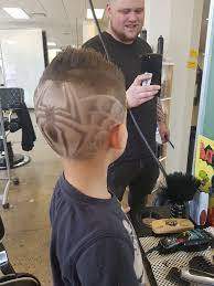 Pin By Sarah Tyson On Spider Man Hair Tattoo Boys Haircuts Hair Tattoos Hair Designs