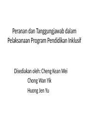 Aktivitas khas di sekolah mengacu kepada sistem ide, nilai, norma atau tata kelakuan tertentu 1) tujuan pendidikan, 2) manusia, yaitu guru, peserta didik, kepala sekolah, laboran, pustakawan, tenaga administrasi, petrugas kebersihan, dst. Peranan Dan Tanggungjawab Dalam Pelaksanaan Program Pendidikan Inklusif Pptx Peranan Dan Tanggungjawab Dalam Pelaksanaan Program Pendidikan Inklusif Course Hero