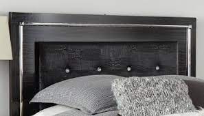 Take the hard part out of coordinating your bedroom furniture with one of coleman furniture's bedroom sets. Signature Design By Ashley Kaydell Black Queen Full Upholstered Panel Headboard B1420 57 Big Sandy Superstore Oh Ky Wv