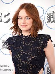 Frisur Mittellang Bei Emma Stone Coole Frisuren Partyfrisuren Frisuren