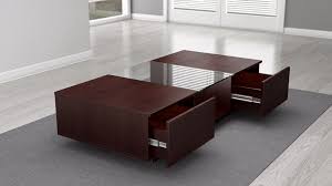 It is highly prized in furniture making. Contemporary Coffee Table In A Dark Brown Finish Furnitech