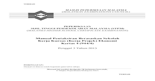 Contoh kerja kursus ekonomi penggal 3 stpm. Manual Pbs Ekonomi Penggal 3 2013